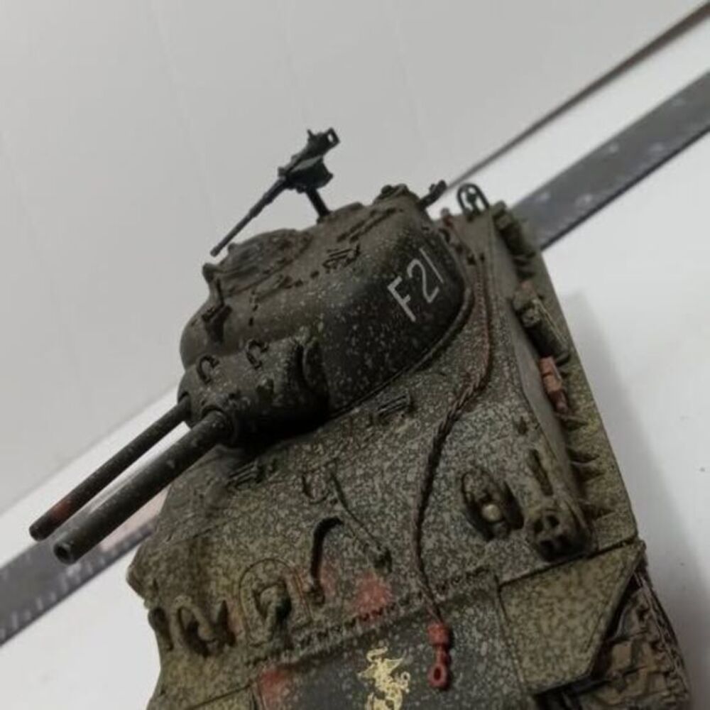 1/50 scale Corgi M4A3ES Sherman Tank Model